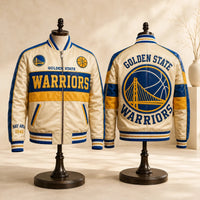 GSW - Bay Area Cream, Royal and Gold in Panel Form