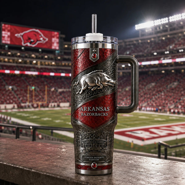 ARK Heritage - Crimson Scale and Pewter Relief Tumbler - main