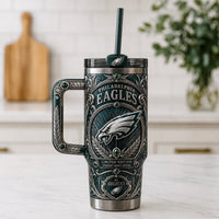 PHI Midnight Legacy - Ornate Emerald Crest Tumbler