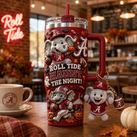 ALA Roll Tide Haunt The Night - Crimson Halloween Tumbler