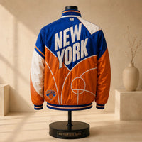 NYK Court Lines - Color-Blocked Statement Outerwear