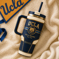 UCLA Crest - Navy, Cream and Gold in Collegiate Balance