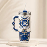 UK Crest Study - Ivory, Royal Blue and Ornamental Calm