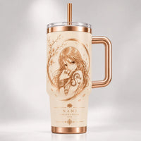 Quiet Bloom - Nami and the Sakura Ring Tumbler
