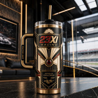23XI Deco - Gilded Crest and Black Column Tumbler