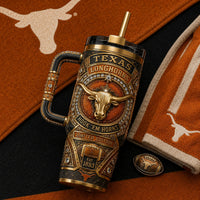 TEX Heritage Crest - Longhorn Emblem Tumbler
